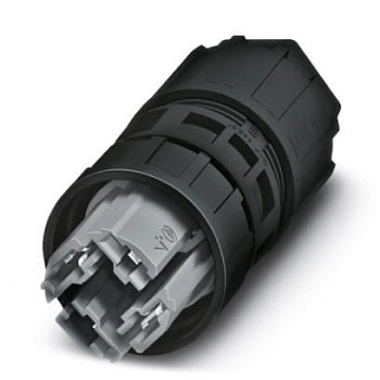 Разъем-QPD P 4X2,5 6-10 BK GY