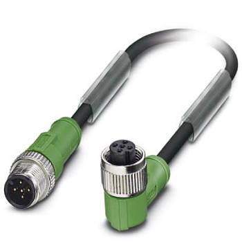 Кабель для датчика / исполнительного элемента-SAC-5P-M12MS/0,3-PVC/M12FR