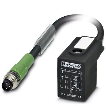 Кабель для датчика / исполнительного элемента-SAC-2P-M 8MS-B-1L-Z/.../...