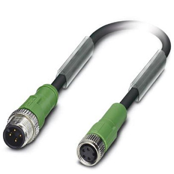 Кабель для датчика / исполнительного элемента-SAC-4P-M12MS/0,6-PVC/M 8FS