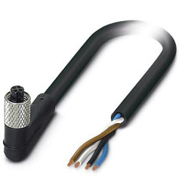 Кабель для датчика / исполнительного элемента-SAC-4P-10,0-PUR/M5FR