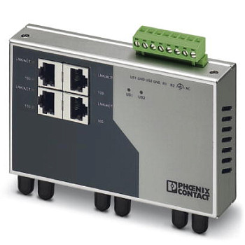 Промышленный коммутатор-FL SWITCH SF 4TX/3FX ST