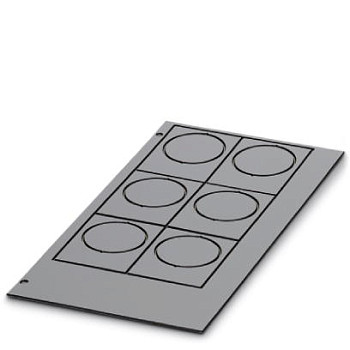 Пластиковая табличка с отверстием-EMLP 24 (30X12) SR CUS