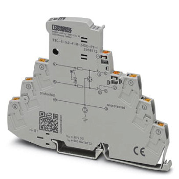 Устройство защиты от перенапряжений-TTC-6-1X2-F-M-24DC-PT-I