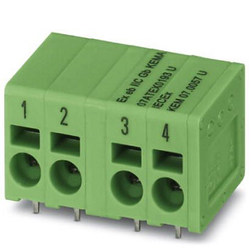 Клеммные блоки для печатного монтажа-SPT 2,5/ 4-H-EX PROFINET 1