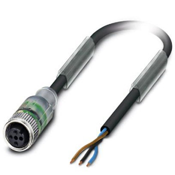 Кабель для датчика / исполнительного элемента-SAC-3P-M12FS-2L/.../...