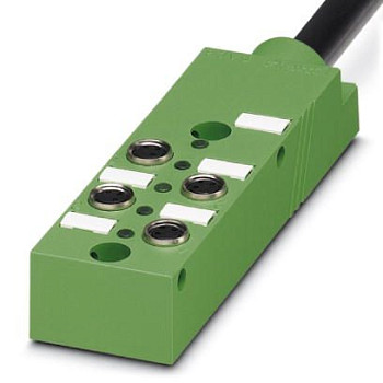 Коробка датчика и исполнительного элемента-SACB-4/3-L-10,0PUR-M8