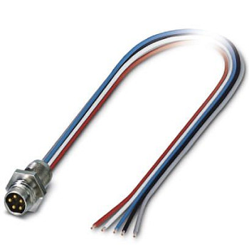 Встраиваемые разъемы-SACC-E-M 8MS-5CON-M 8/0,5 DN