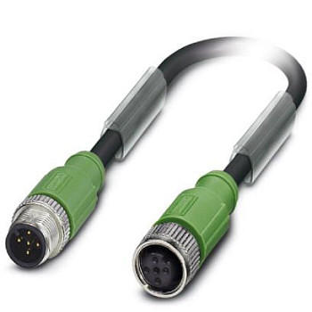 Кабель для датчика / исполнительного элемента-SAC-5P-M12MS/ 3,0-PUR/M12FS SH