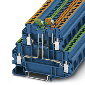 Клеммы с ножевыми размыкателями-UTT 2,5-2MT-P/P BU