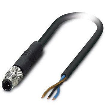 Кабель для датчика / исполнительного элемента-SAC-3P-M5MS/ 3,0-PUR