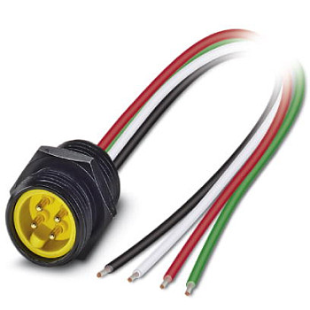 Встраиваемые разъемы-SACC-E-MINM-4CON-NPT12-U50/1,0