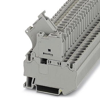 Клеммы для установки предохранителей-ST 4-HESILED 24 (5X20) GY/GY
