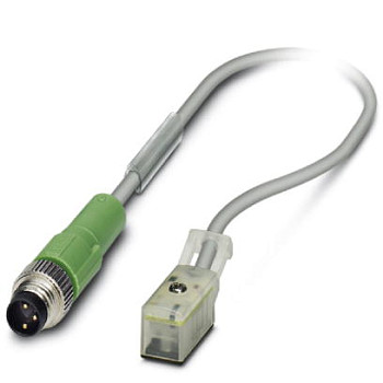 Кабель для датчика / исполнительного элемента-SAC-3P-M 8MS/ 0,6-PUR/KMYZ9
