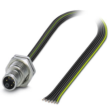 Встраиваемые разъемы-SACC-DSI-M12MSM-5PE-M16XL/0,2