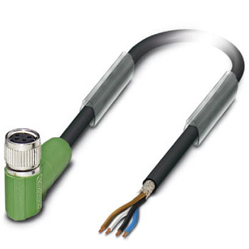 Кабель для датчика / исполнительного элемента-SAC-4P-5,0-PUR/M 8FR SH