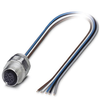 Встраиваемые разъемы-SACC-EC-M12FSB-5CON-PG9/0,5