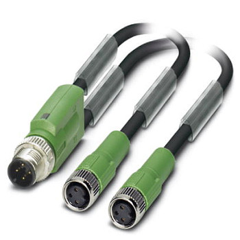 Кабель для датчика / исполнительного элемента-SAC-3P-Y-2XM8FS SCO/.../...
