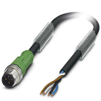 Кабель для датчика / исполнительного элемента-SAC-4P-M12MS/ 5,0-186