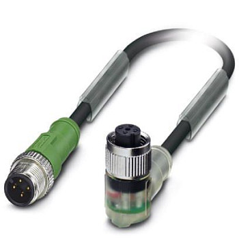 Кабель для датчика / исполнительного элемента-SAC-4P-M12MS-M12FR-2L/.../...