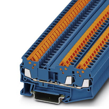 Проходные клеммы-QTC 1,5-TWIN BU