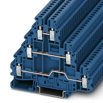 Многоярусный клеммный модуль-UT 2,5-3L BU