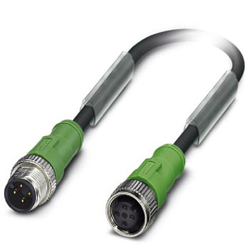 Кабель для датчика / исполнительного элемента-SAC-4P-M12MS/ 1,5-PVC/M12FS
