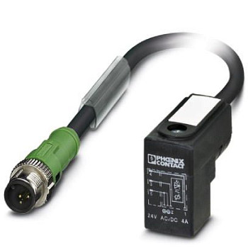 Кабель для датчика / исполнительного элемента-SAC-3P-MS-C-1L-V SCO/.../...