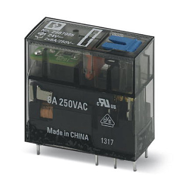 Одиночное реле-REL-MR-24DC/21-21AU/MS