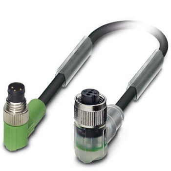 Кабель для датчика / исполнительного элемента-SAC-3P-M 8MR/ 0,3-PUR/M12FR-2L
