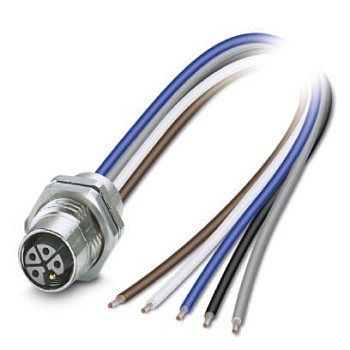 Встраиваемые разъемы-SACC-DSI-M12FSL4FE-M16XL/0,2GR