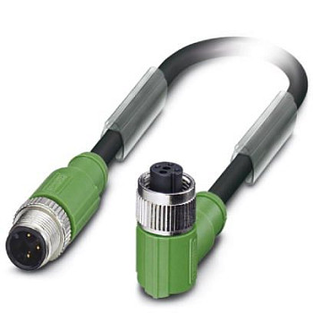 Кабель для датчика / исполнительного элемента-SAC-3P-M12MS/ 0,3-PUR/M12FR SH