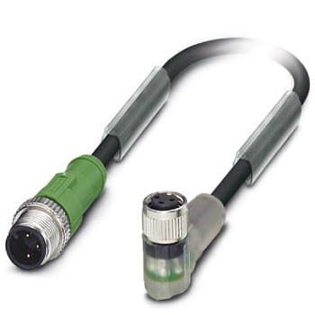 Кабель для датчика / исполнительного элемента-SAC-3P-M12MS/0,6-PUR/M 8FR-2L