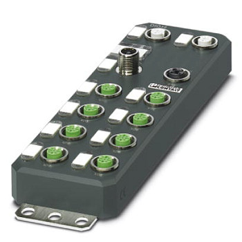 Децентрализ. устройство ввода-вывода-AXL E EC DIO16 M12 6P