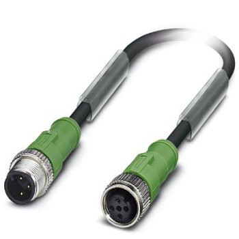 Кабель для датчика / исполнительного элемента-SAC-3P-M12MS/1,5-PUR/M12FS