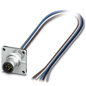 Встраиваемые разъемы-SACC-SQ-M12MS-5CON-25F/0,5