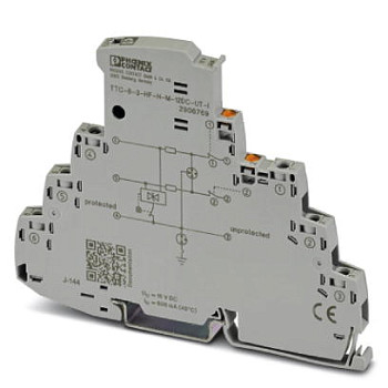 Устройство защиты от перенапряжений-TTC-6-3-HF-F-M-12DC-UT-I