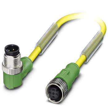 Кабель для датчика / исполнительного элемента-SAC-4P-M12MR/0,6-PUR/M12FS D
