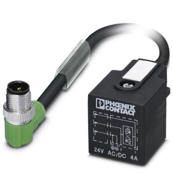 Кабель для датчика / исполнительного элемента-SAC-3P-MR/ 1,5-PUR/A-1L-Z SCO