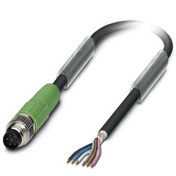 Кабель для датчика / исполнительного элемента-SAC-6P-M 8MS SH/.../...