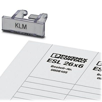 Держатель маркировки клеммных коробок-KLM + ESL 26X6
