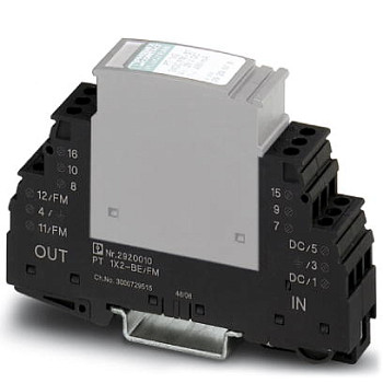 Базовый элемент для защиты от перенапряжений-PT 1X2+F-BE/FM