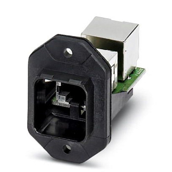 Монтажные рамы-VS-PPC-F1-RJ45-POBK-1RF-BU/BU