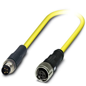 Кабель для датчика / исполнительного элемента-SAC-4P-M 8MS-FS SCO BK/.../...