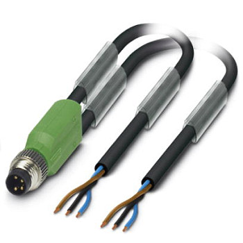 Кабель для датчика / исполнительного элемента-SAC-3P-M8Y/2X 3,0-PUR