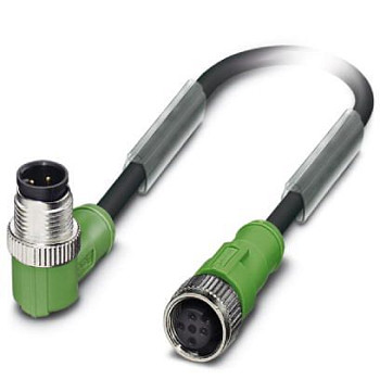Кабель для датчика / исполнительного элемента-SAC-4P-M12MR/0,6-PUR/M12FS