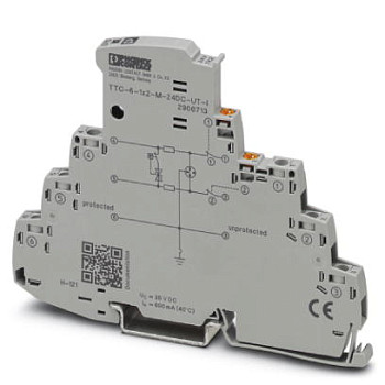 Устройство защиты от перенапряжений-TTC-6-1X2-M-24DC-UT-I