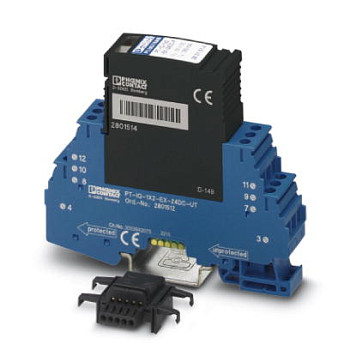 Устройство защиты от перенапряжений-PT-IQ-1X2-EX-24DC-UT
