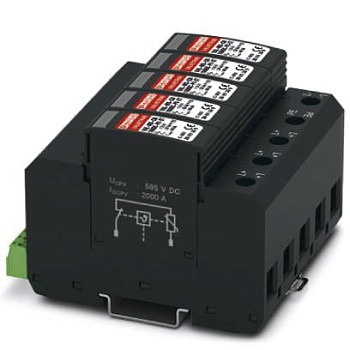 Устройство защиты от перенапряжений, тип 2-VAL-MS-CN 1000DC-PV/4+V-FM