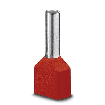 Кабельный наконечник-AI-TWIN 2X10-14 RD